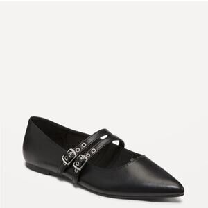 Old Navy Black Double-Buckle Mary
Jane Flats
